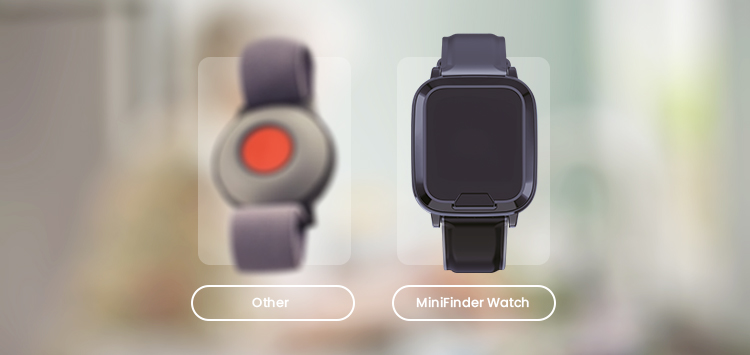 What sets MiniFinder Watch apart from a traditional safety alarm?