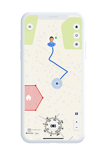 MiniFinder go iphone10 geofence