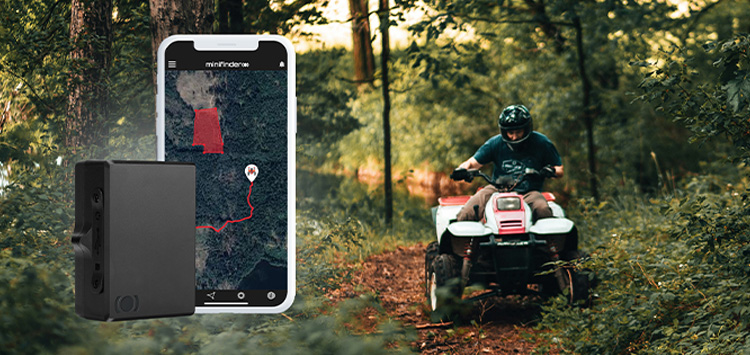An ATV equipped with the Xtreme GPS alarm for effective theft protection and safer ownership.