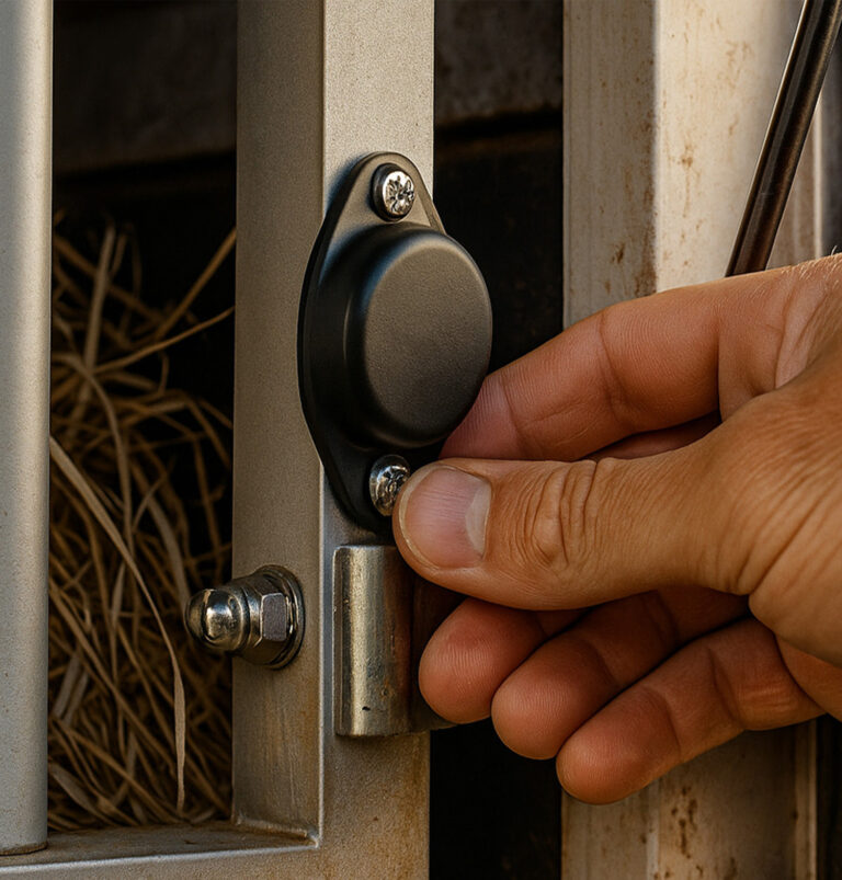 Image of Zenso mounted inside a dog transport canopy