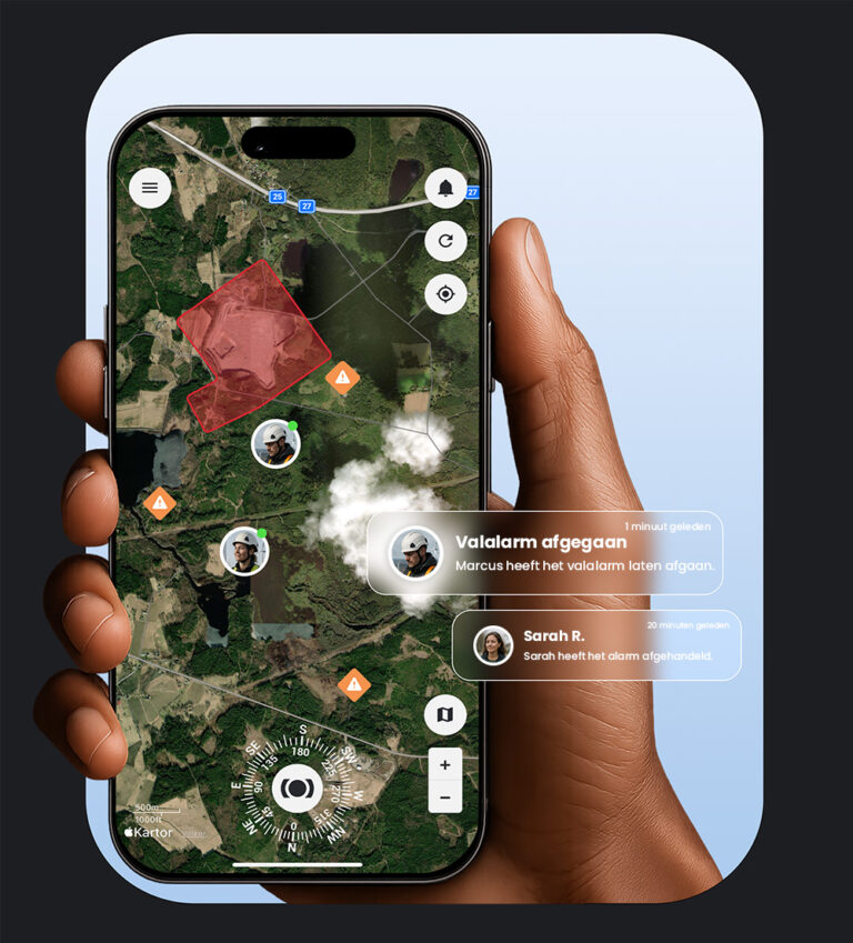 MiniFinder Live – beveiligingssysteem voor alleenwerk
