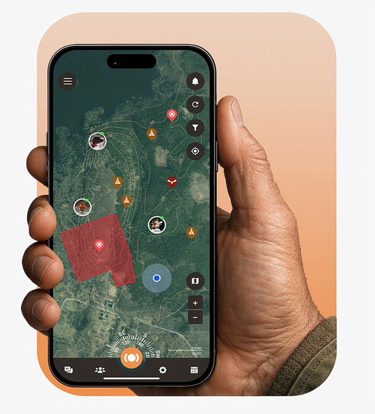 MiniFinder Hunter-app på iPhone