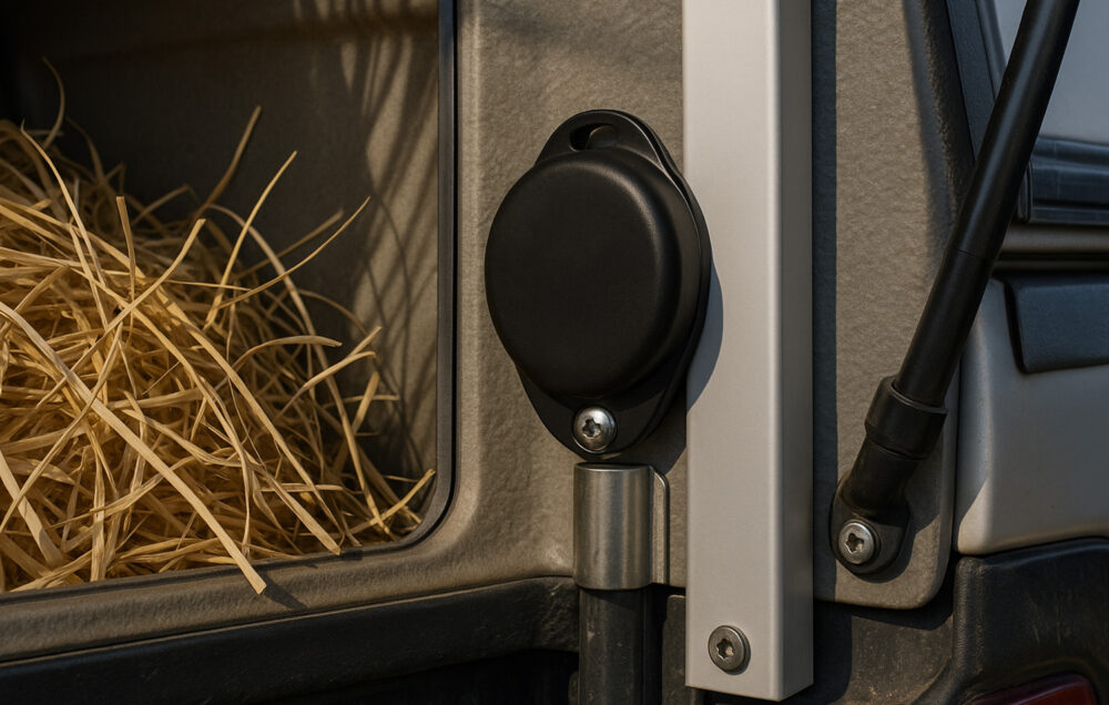 Zenso im Hundetransportaufbau installiert