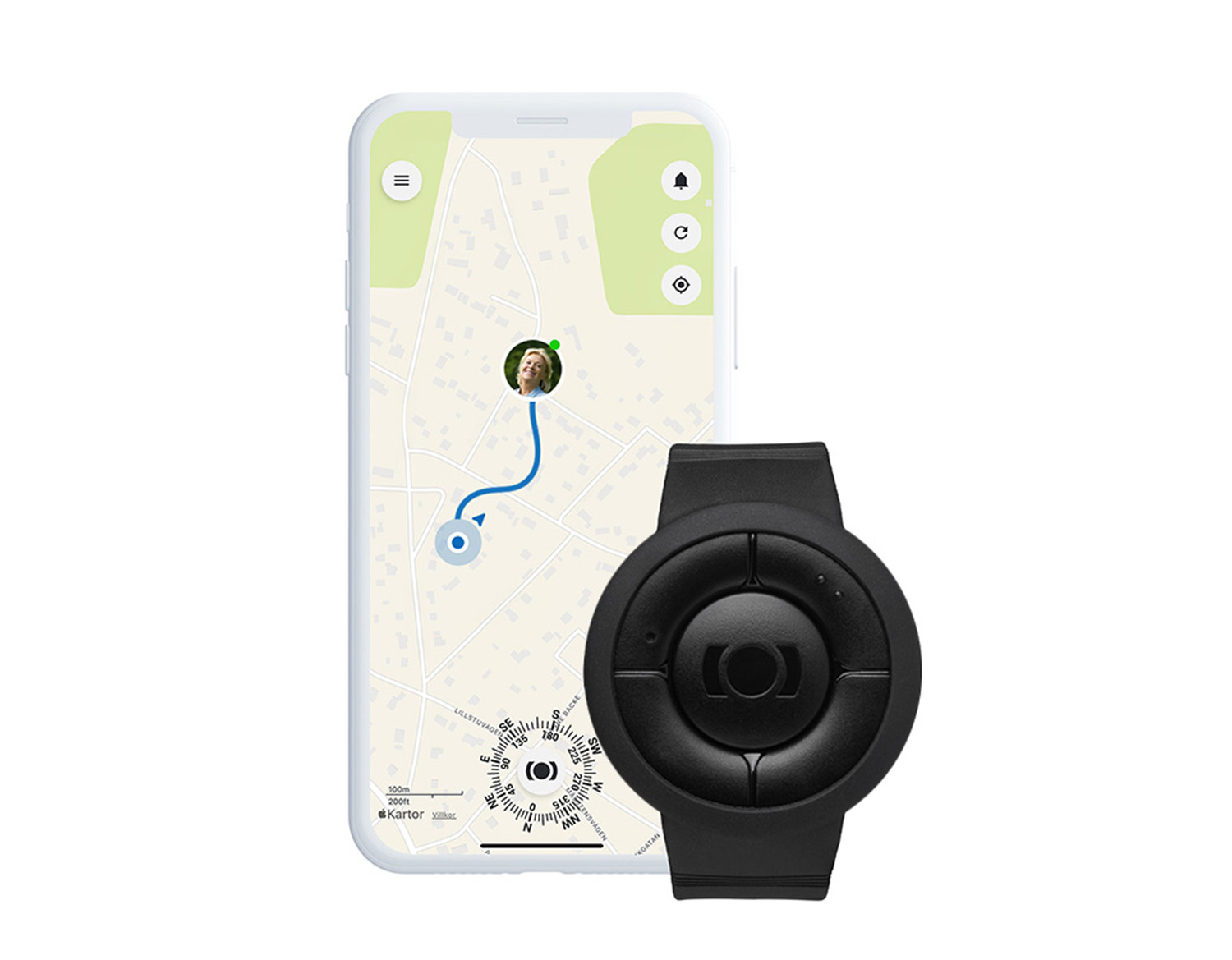 MiniFinder Nano Wearable Safety Watch Seniors