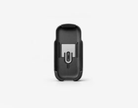 MiniFinder Nox personal alarm clip attached to clothing for secure and convenient everyday use.