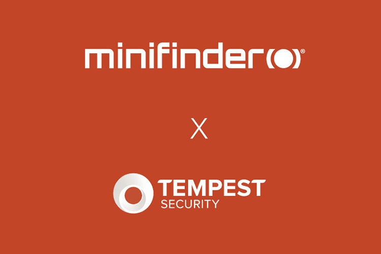 Image presenting a collaboration between MiniFinder and Tempest Security