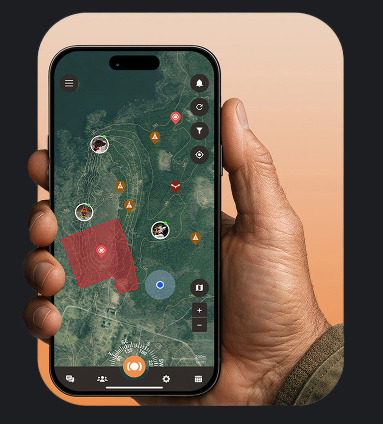 MiniFinder Hunter App auf dem iPhone