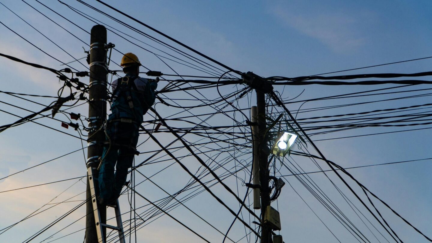 Lone worker using a man down alarm for added workplace safety