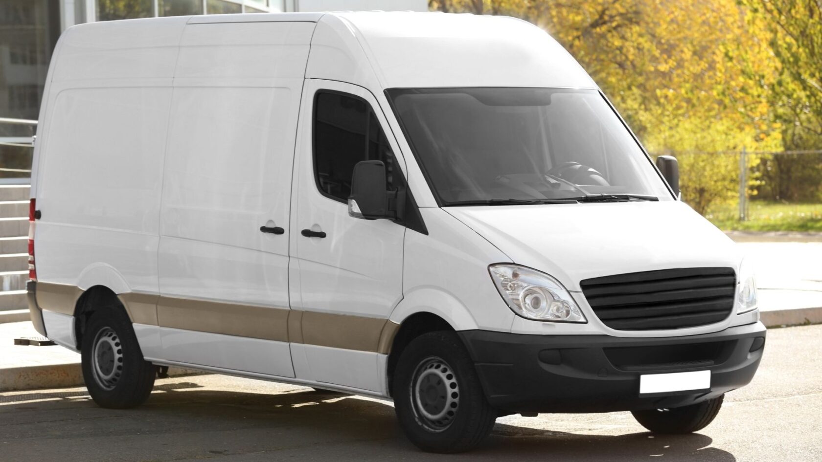Service vehicle used for customer visits and work assignments